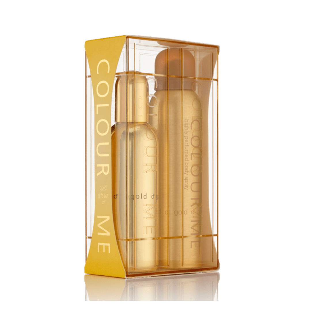 Colour Me –  Coffret Gold Men Eau De Parfum 90Ml+ Body Spray