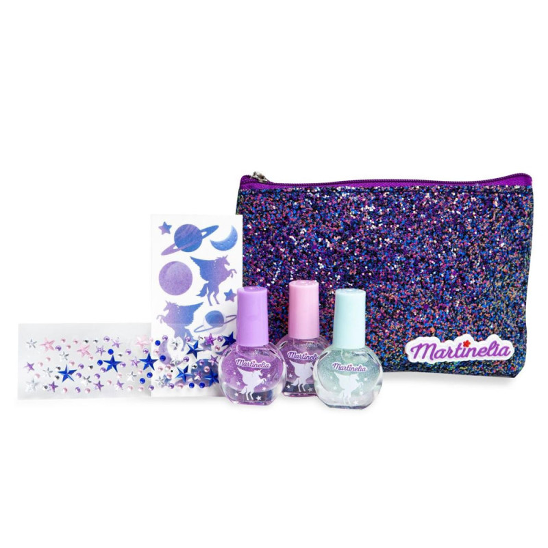 Martinelia –  Kit Vernis à Ongles fillette + Motif Galaxy Dreams + Trousse