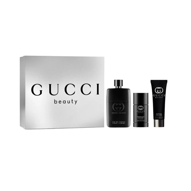 GUCCI – Guilty Men Eau de Parfum 90Ml + Gel Douche 50Ml + Déodorant Stick 75Ml