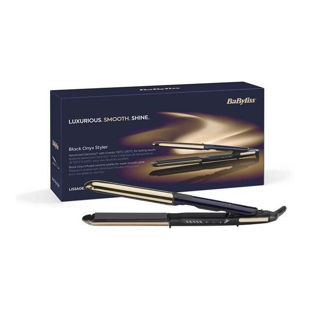 Babyliss – Lisseur Cheveux Black Onyx 2 en 1