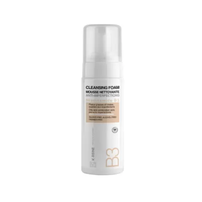 K-Reine – Mousse Nettoyante A La Niacinamide B3 150 Ml