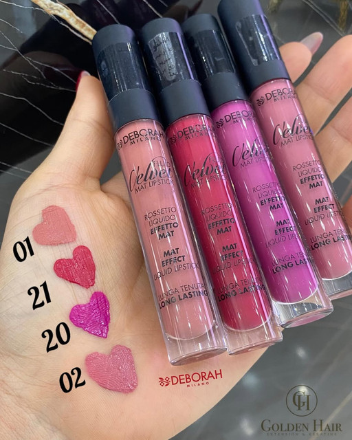 Deborah – Gloss Fluid Velvet Mat N°21 Poppy Red