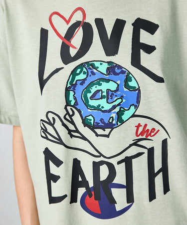 Champion -T-shirt  du cou Champion – Vert