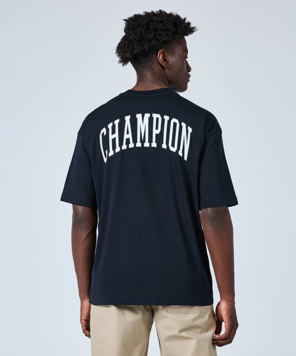Champion -T-shirt ras du cou Champion – Noir