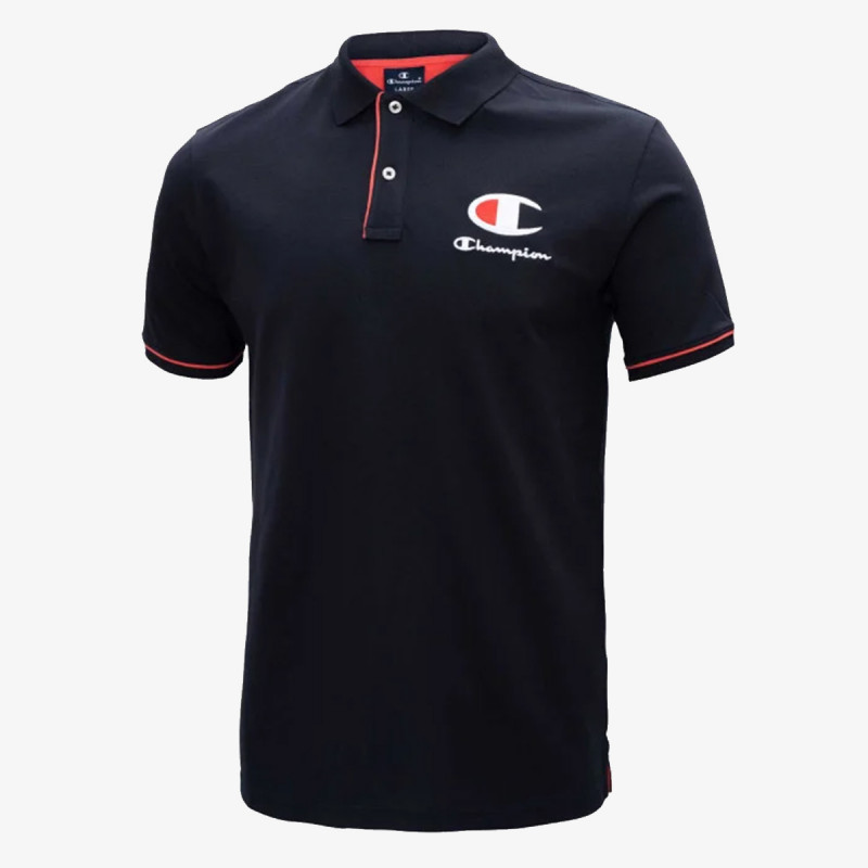 Champion – T-shirt Polo -Noir