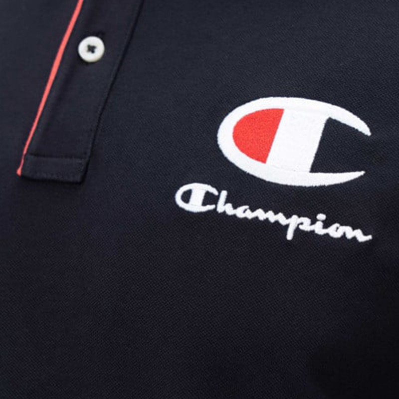 Champion – T-shirt Polo -Noir