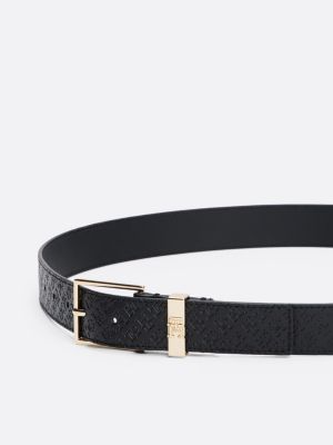 Tommy Jeans – Ceinture en cuir pour femme – NOIR