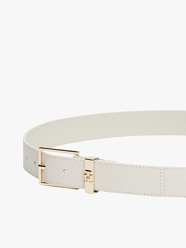 Tommy Jeans – Ceinture Essential en cuir emblématique – Beige