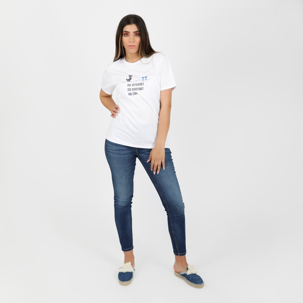 KONTAKT – T-shirt unisexe manches courtes – NO INTERNET