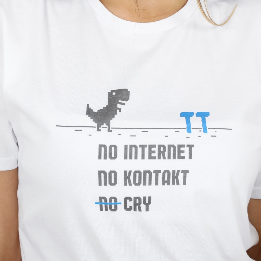 KONTAKT – T-shirt unisexe manches courtes – NO INTERNET