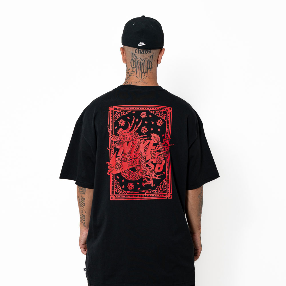 Nike – T-shirt Unk SB M90 Dragon – Noir
