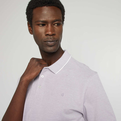 Kiabi – Polo en piqué  de coton VIOLET