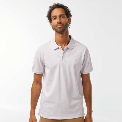 Kiabi – Polo en piqué  de coton VIOLET