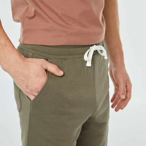 Kiabi – Bermuda en molleton léger KAKI