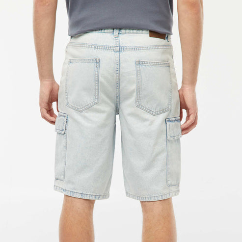 Kiabi – Bermuda en denim multi-poches BLEU