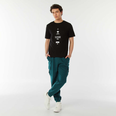 Kiabi – Tee-shirt imprimé à messages NOIR