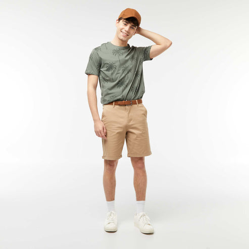 Kiabi – Tee-shirt imprimé palmiers VERT