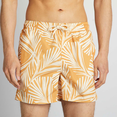 Kiabi – Short de bain avec motifs YELO_PALM
