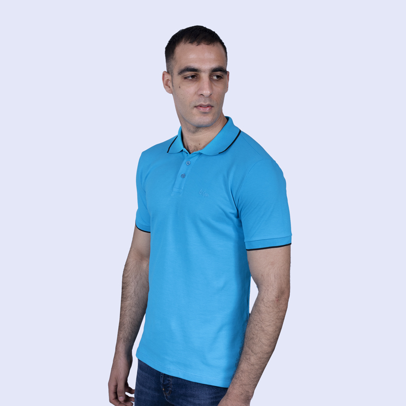 Lee Cooper – Pull POLO – BLEU TURQUOISE