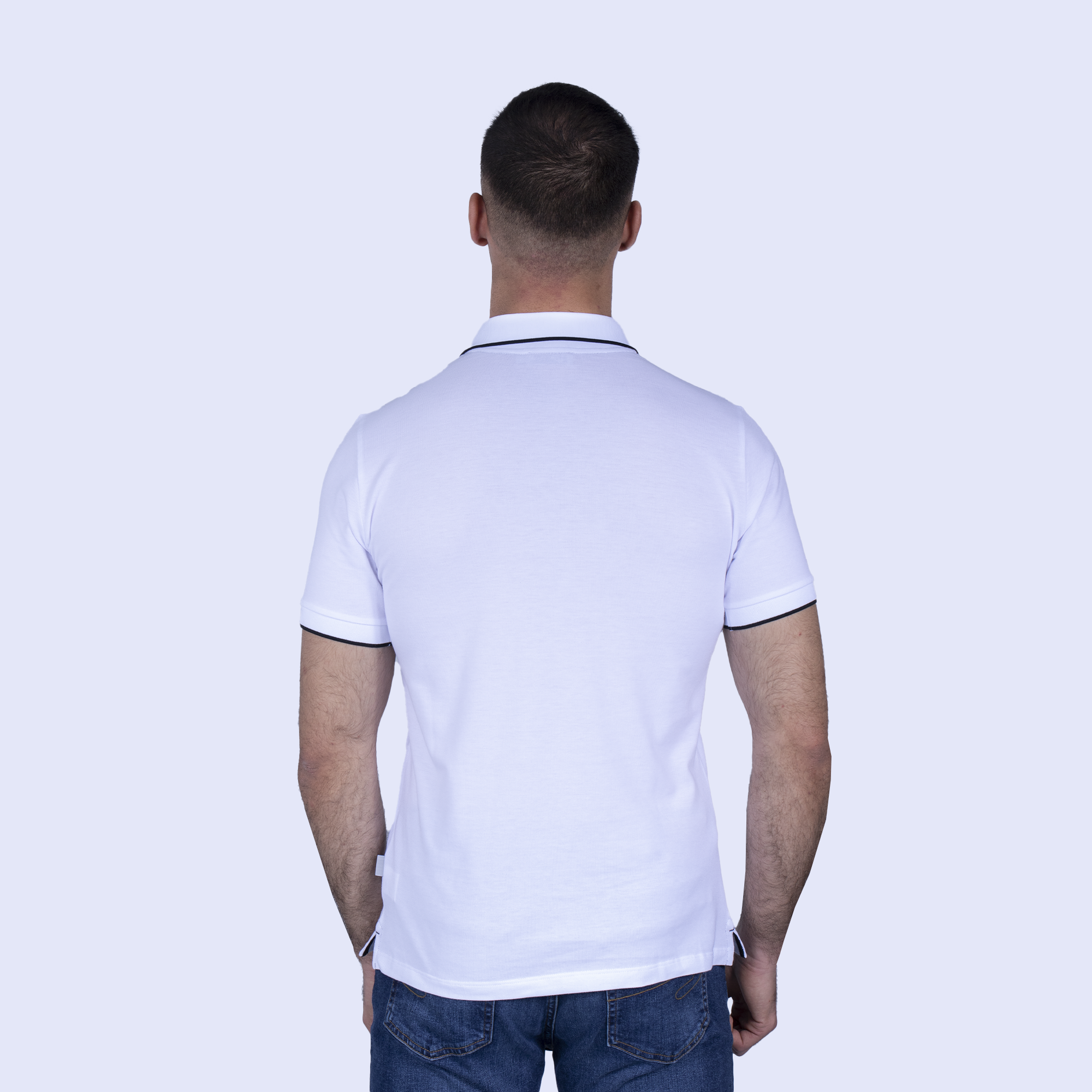 Lee Cooper – Pull POLO – BLANC