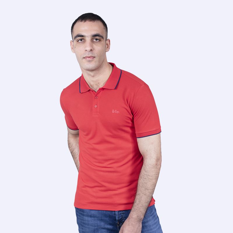 Lee Cooper – Pull POLO – ROUGE