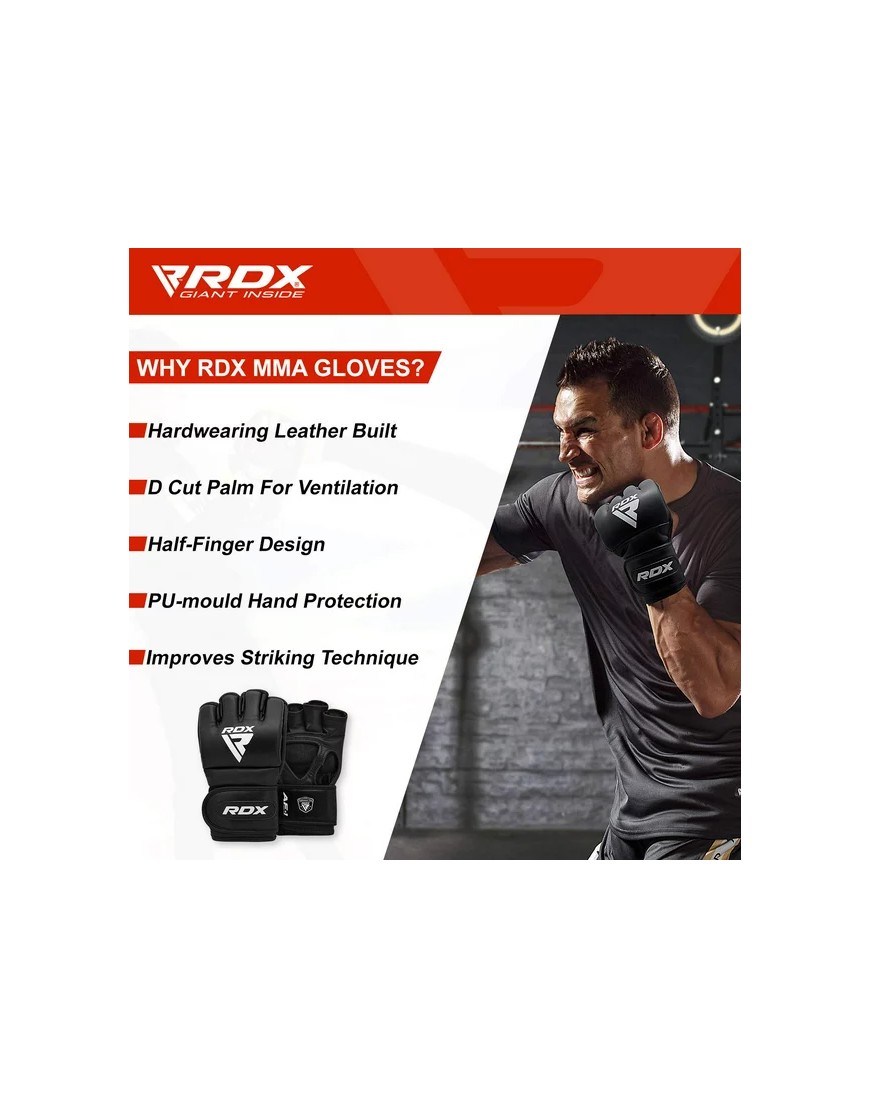 RDX – Gant de Grappling Rex Amateur Rf1  – Rouge