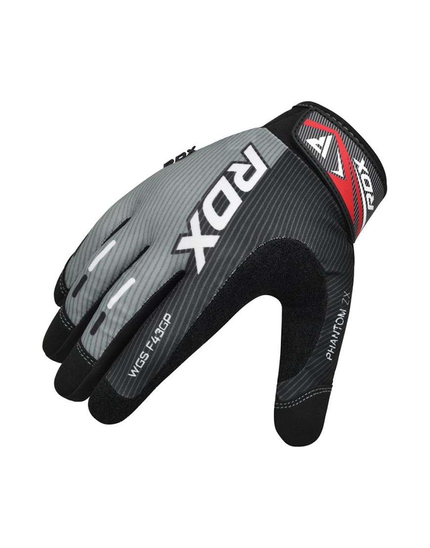 RDX – Gants de Gym Sublimation F43  Rembourrage – Gris