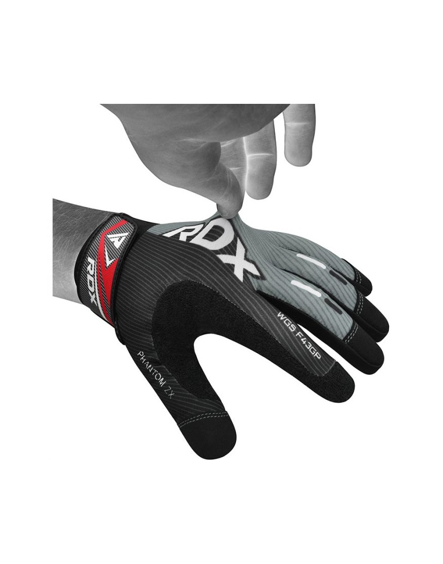RDX – Gants de Gym Sublimation F43  Rembourrage – Gris