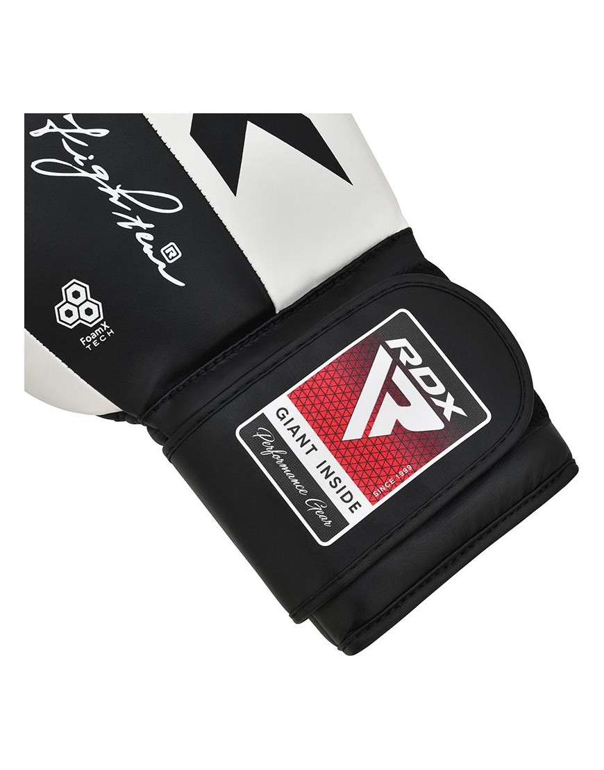 RDX – Gants de boxe en cuir S4  – Noir