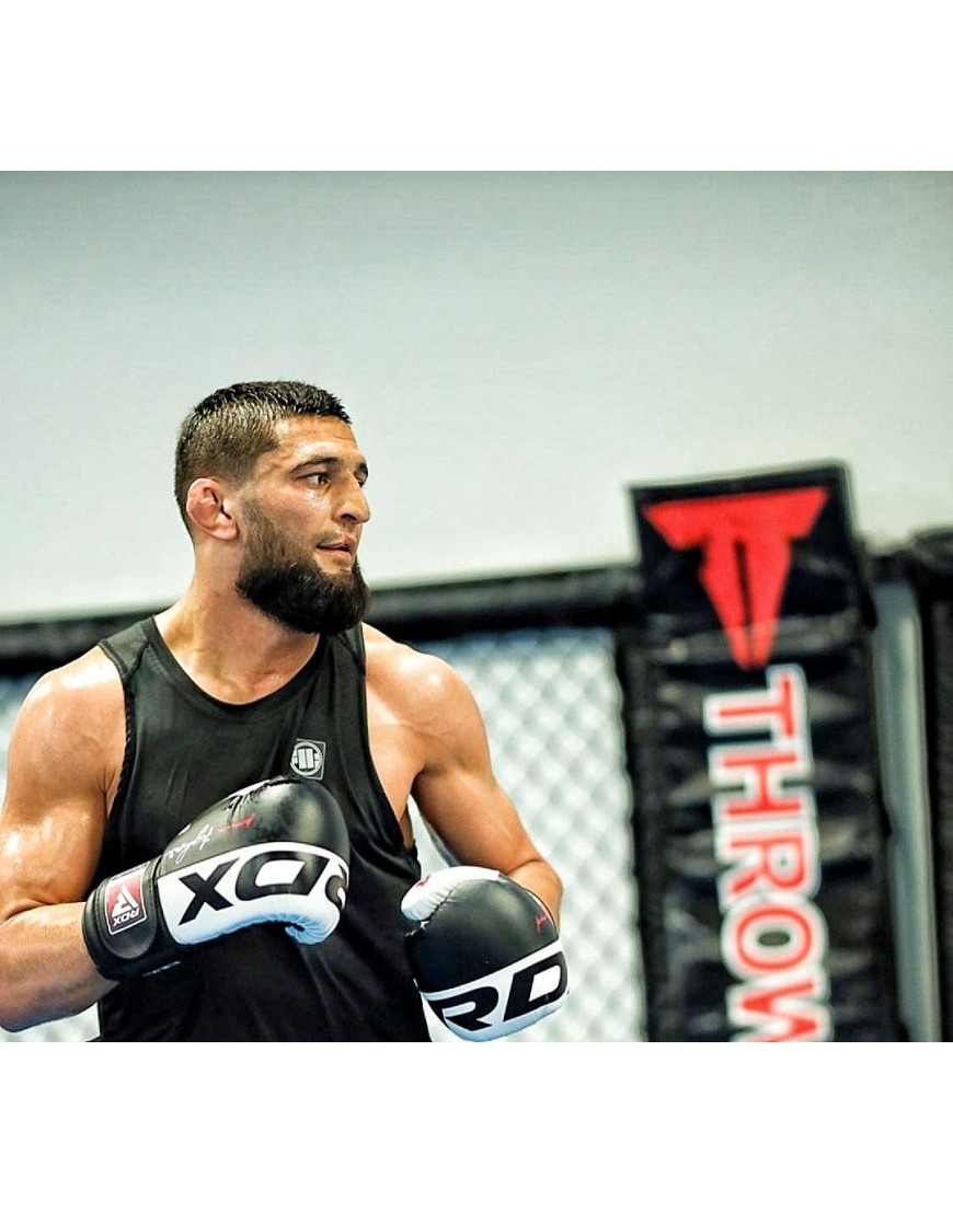 RDX – Gants de boxe en cuir S4  – Noir