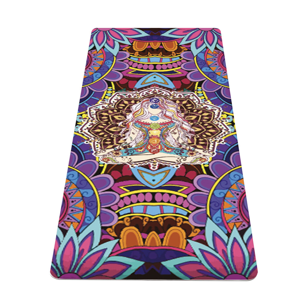 DUO ACCESSORIES – Tapis Yoga Lotus – Multicolores