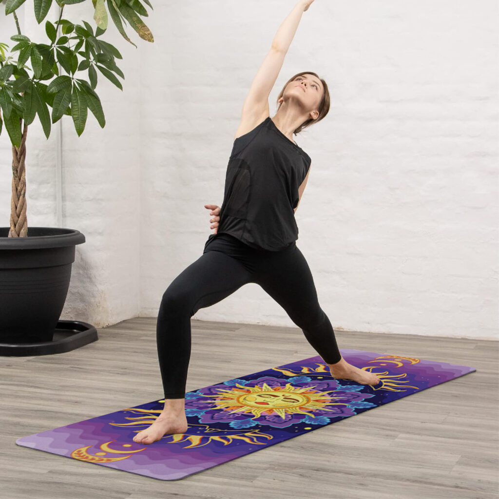 DUO ACCESSORIES – Tapis Yoga Cozysun – Violet