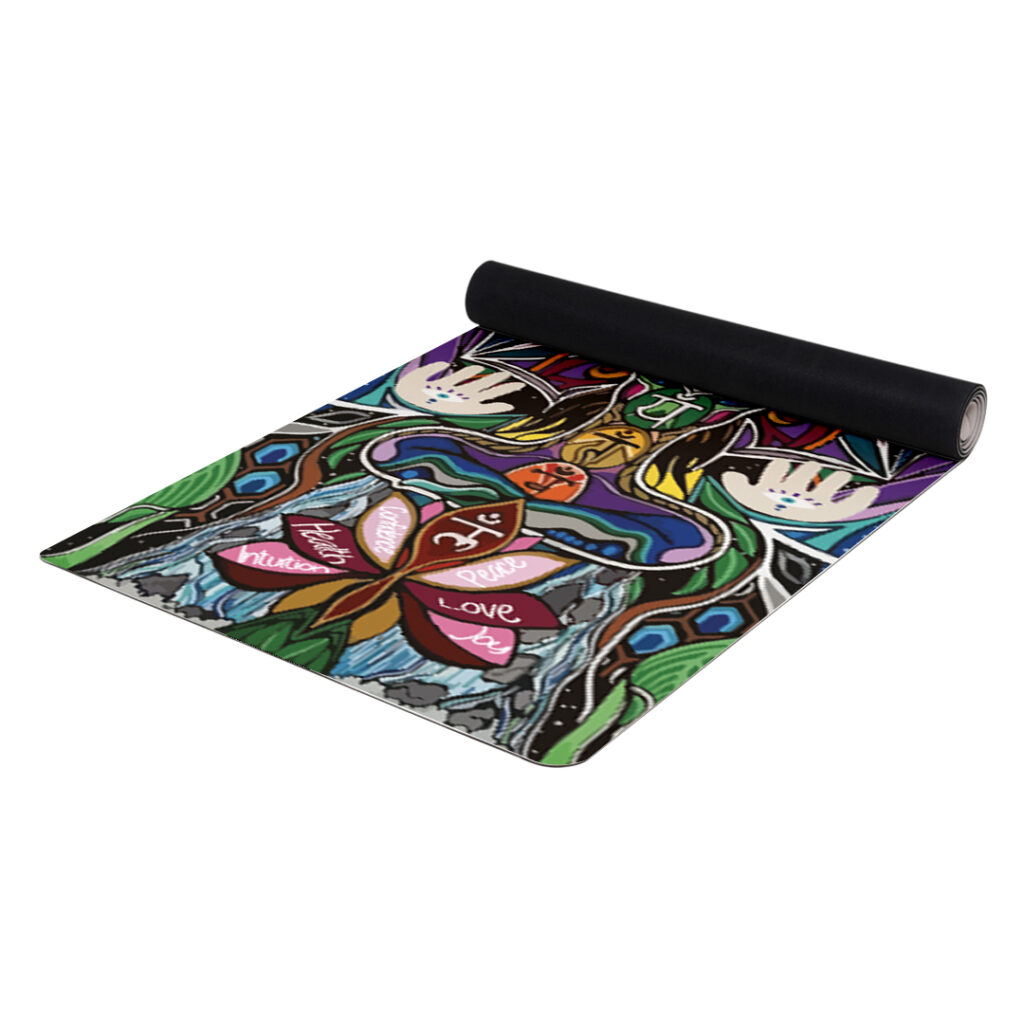DUO ACCESSORIES – Tapis Yoga Third Eye – Multicolres
