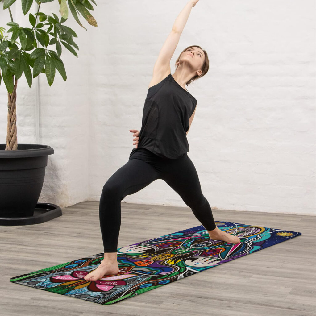 DUO ACCESSORIES – Tapis Yoga Third Eye – Multicolres