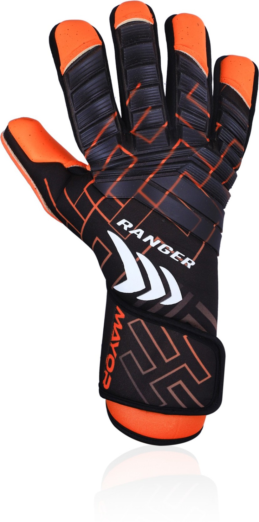 MAYOR – Ranger  Gant De Gardien – Noir et Orange
