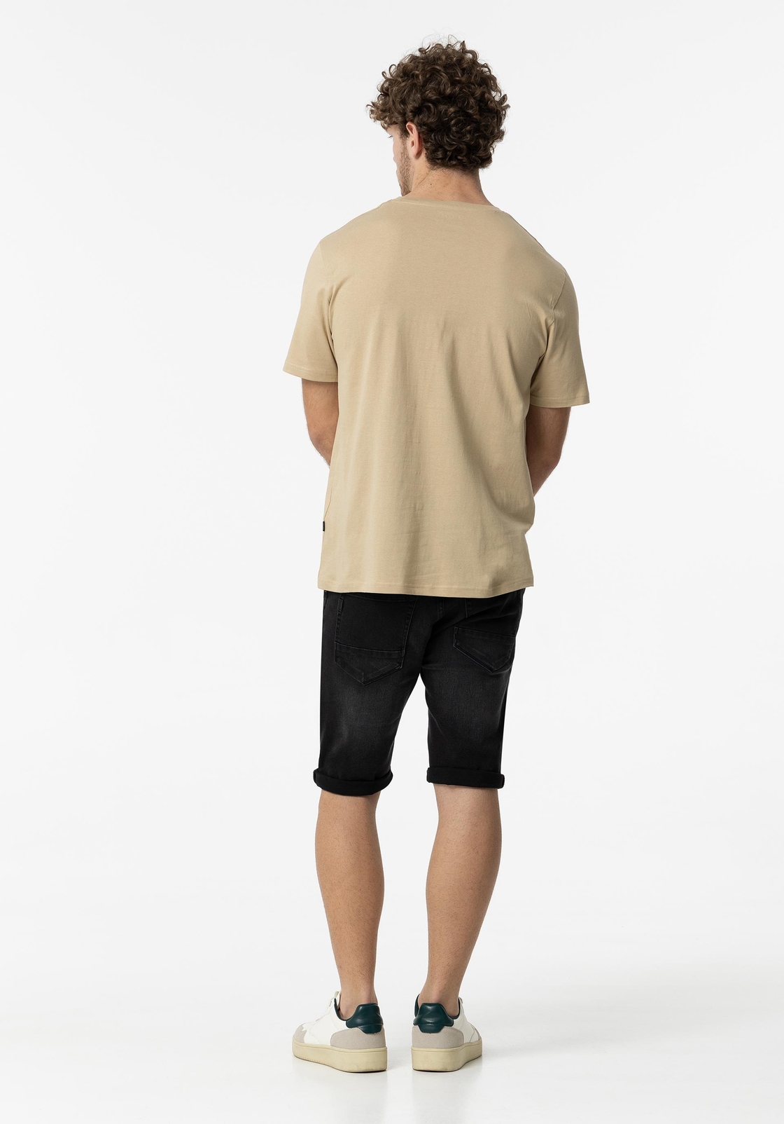 Tiffosi Homme – Shorts Bermuda 5 poches noir