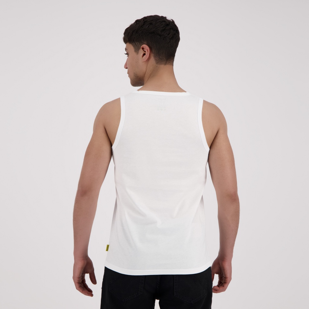 KONTAKT – Débardeur homme 7AFLA 3ALA GHAFLA – Blanc