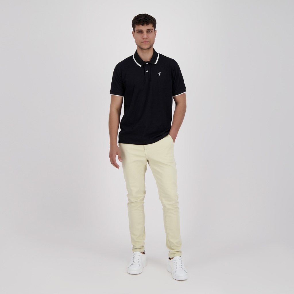 KONTAKT – Pantalon Chino slim homme – CHEDI – Beige