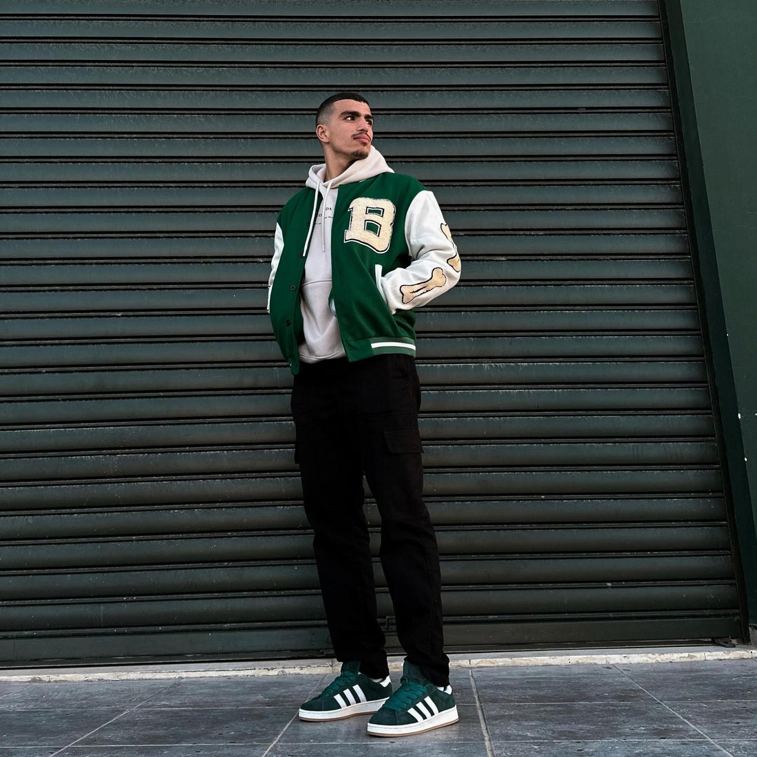 JEANZ Homme – Pantalon Cargo – Taille élastiqué -Noir