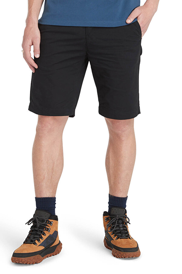 Timberland Homme – Short chino en popeline Timberland – Noir