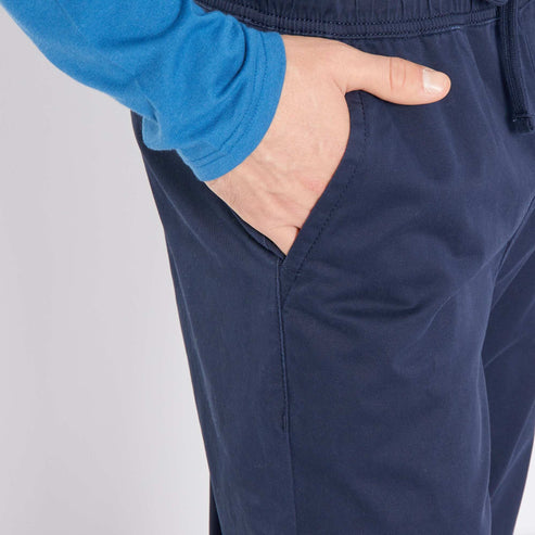 Kiabi Homme – Pantalon esprit jogger bleu marine