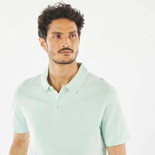 Kiabi – Polo  de coton Vert