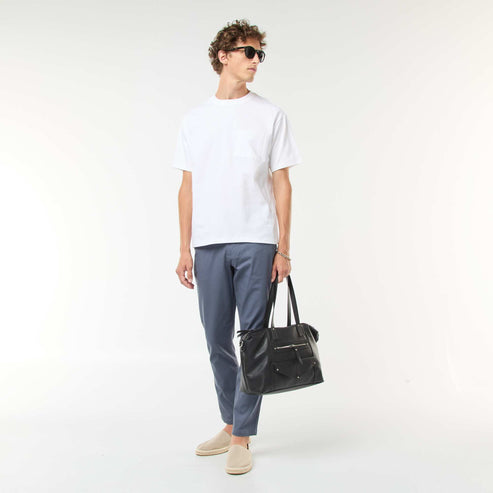 Kiabi – T-shirt en maille jersey manches courtes BLANC