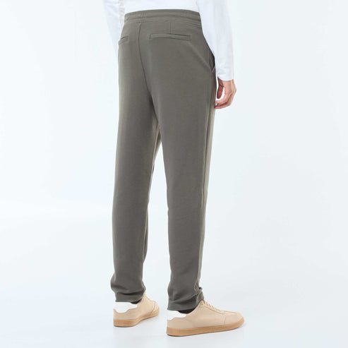 Kiabi – Jogging en maille piquée uni KAKI