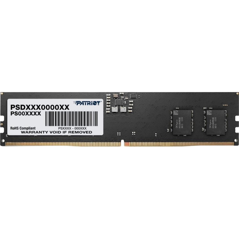 Barette Mémoire Patriot DIMM DDR5 / 16 Go / 5600MHz