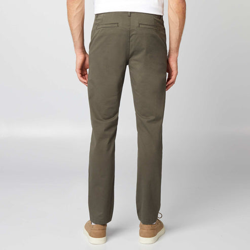 Kiabi – Pantalon chino slim vert foncé