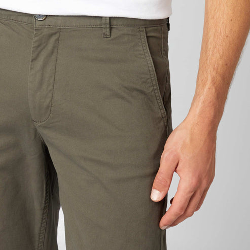 Kiabi – Pantalon chino slim vert foncé
