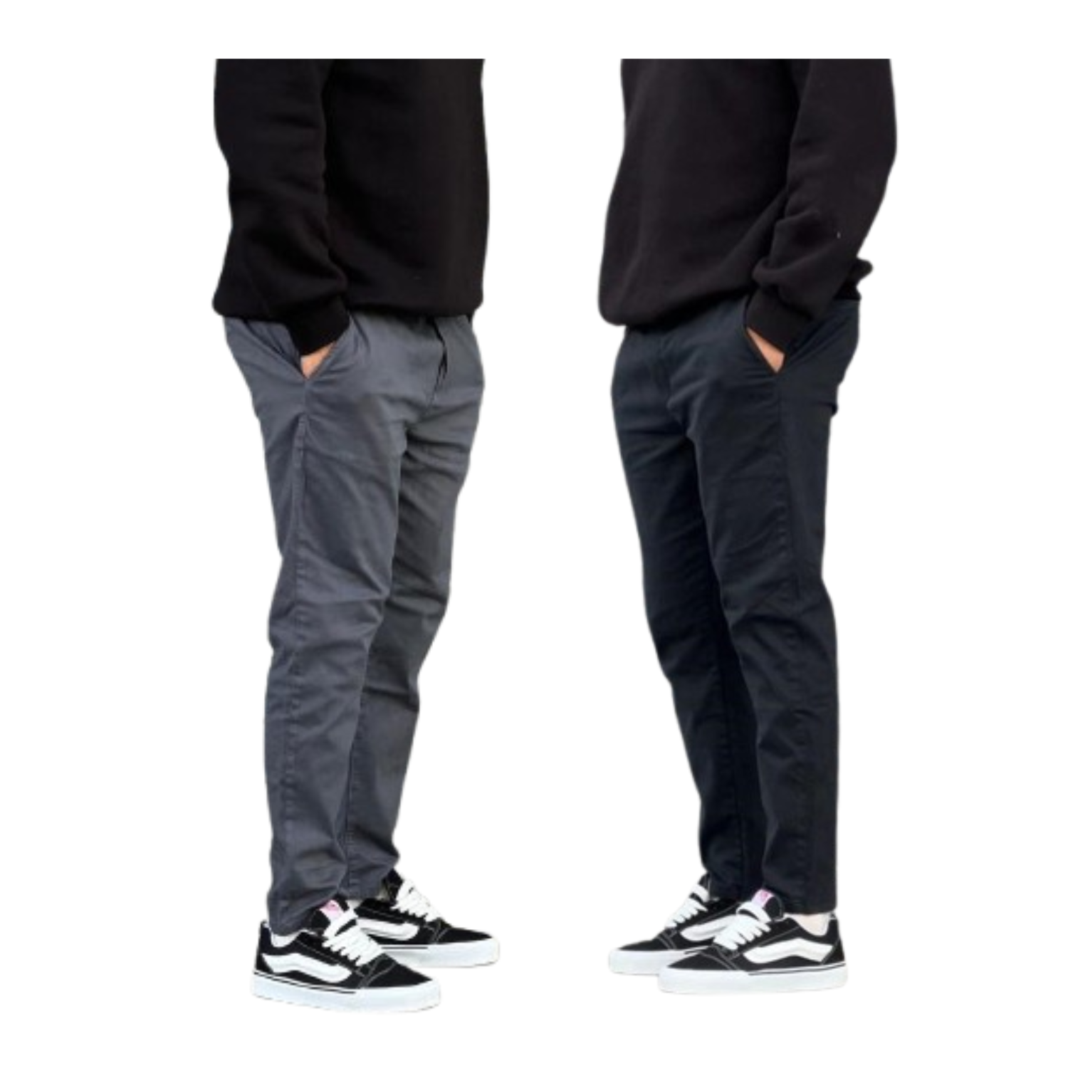 jeanz – Macco confort Pack 2 pièces -Noir et Gris