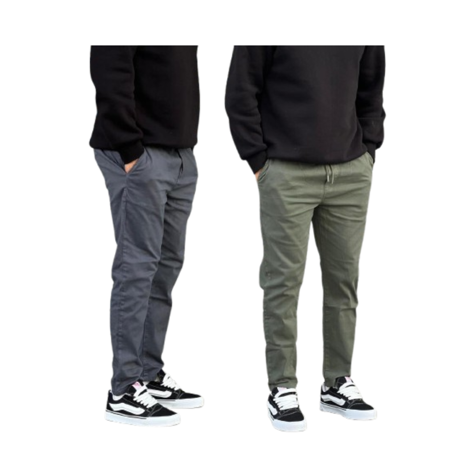 jeanz – Macco confort Pack 2 pièces – Gris et Vert