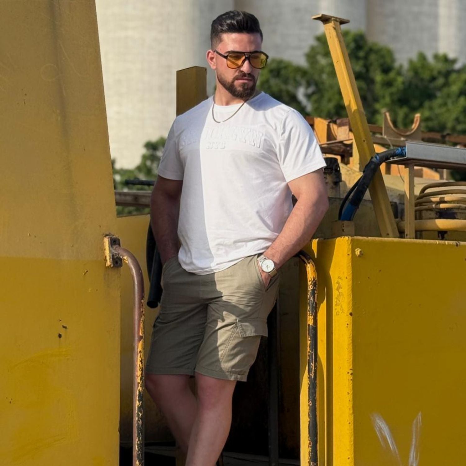 Jeanz – Short Cargo -Vert kaki